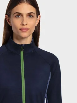 Outlet Rewoolution HANA - felpa 280 gr per donna in colore blu