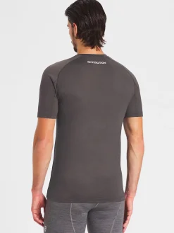 Hot Rewoolution HERO - t-shirt in merino jersey 140 gr per uomo in colore marrone