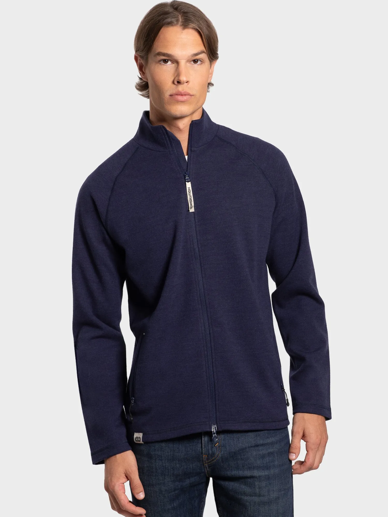 Hot Rewoolution HICKS - felpa 280 gr per uomo in colore blu