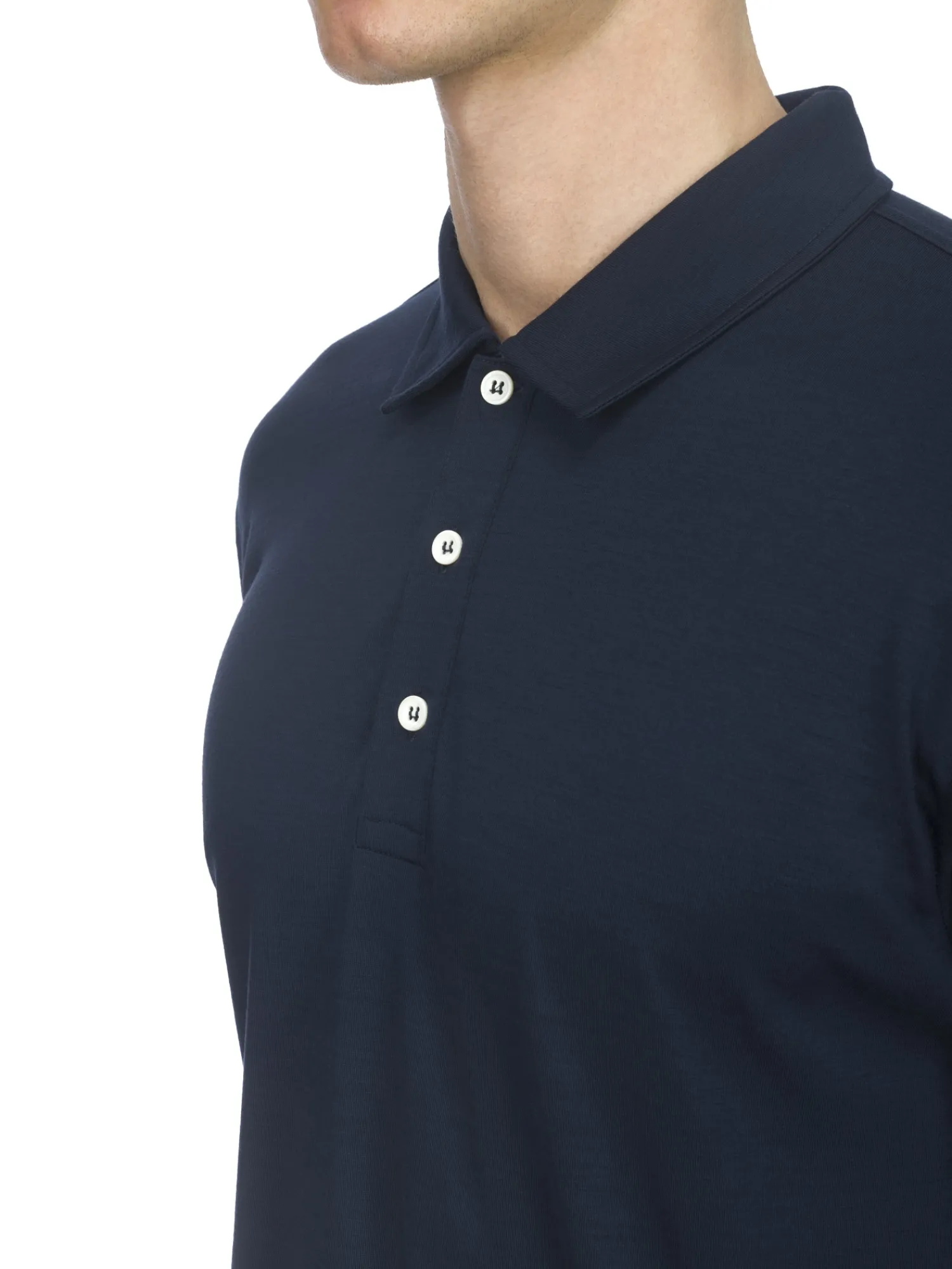 New Rewoolution INDY - polo in merino jersey 190 gr per uomo in colore blu