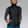 Online Rewoolution IRIS - giacca in merino punto roma 280 gr per donna in colore nero