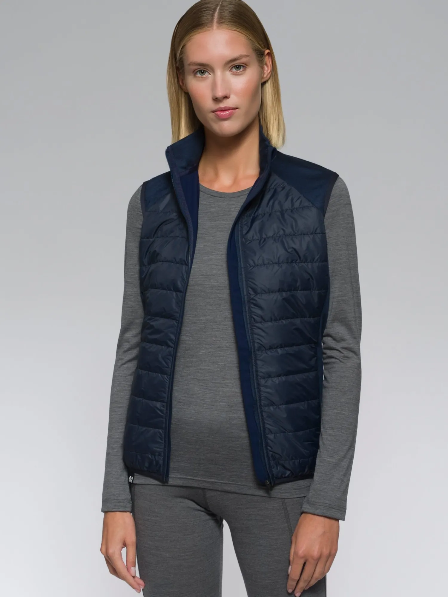 Fashion Rewoolution IRIS - giacca in merino punto roma 280 gr per donna in colore blu