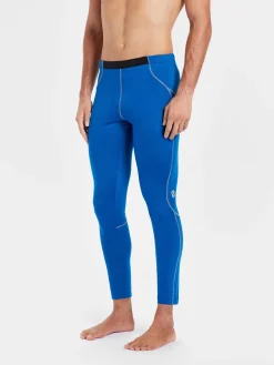 Outlet Rewoolution JOHNNY - leggings in merino jersey 140 gr  per uomo in colore blu