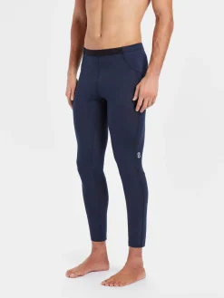 New Rewoolution JOHNNY - leggings in merino jersey 140 gr  per uomo in colore blu