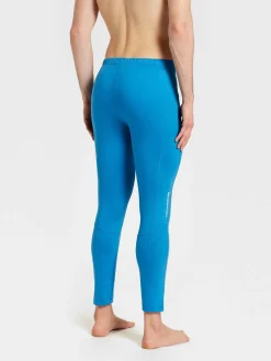 Discount Rewoolution JOHNNY - leggings in merino jersey 140 gr  per uomo in colore blu