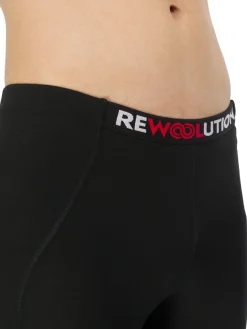 Online Rewoolution JOHNNY - leggings in merino jersey 140 gr  per uomo in colore nero