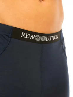 New Rewoolution JOHNNY - leggings in merino jersey 140 gr  per uomo in colore blu