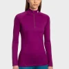 Sale Rewoolution LINDSEY - felpa in merino jersey 190 gr per donna in colore viola