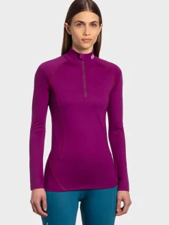 Sale Rewoolution LINDSEY - felpa in merino jersey 190 gr per donna in colore viola