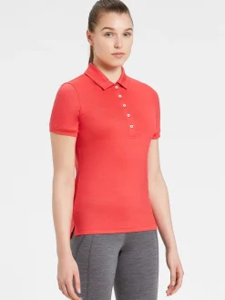 Clearance Rewoolution MIRTH - polo in merino jersey 190 gr per donna in colore rosa
