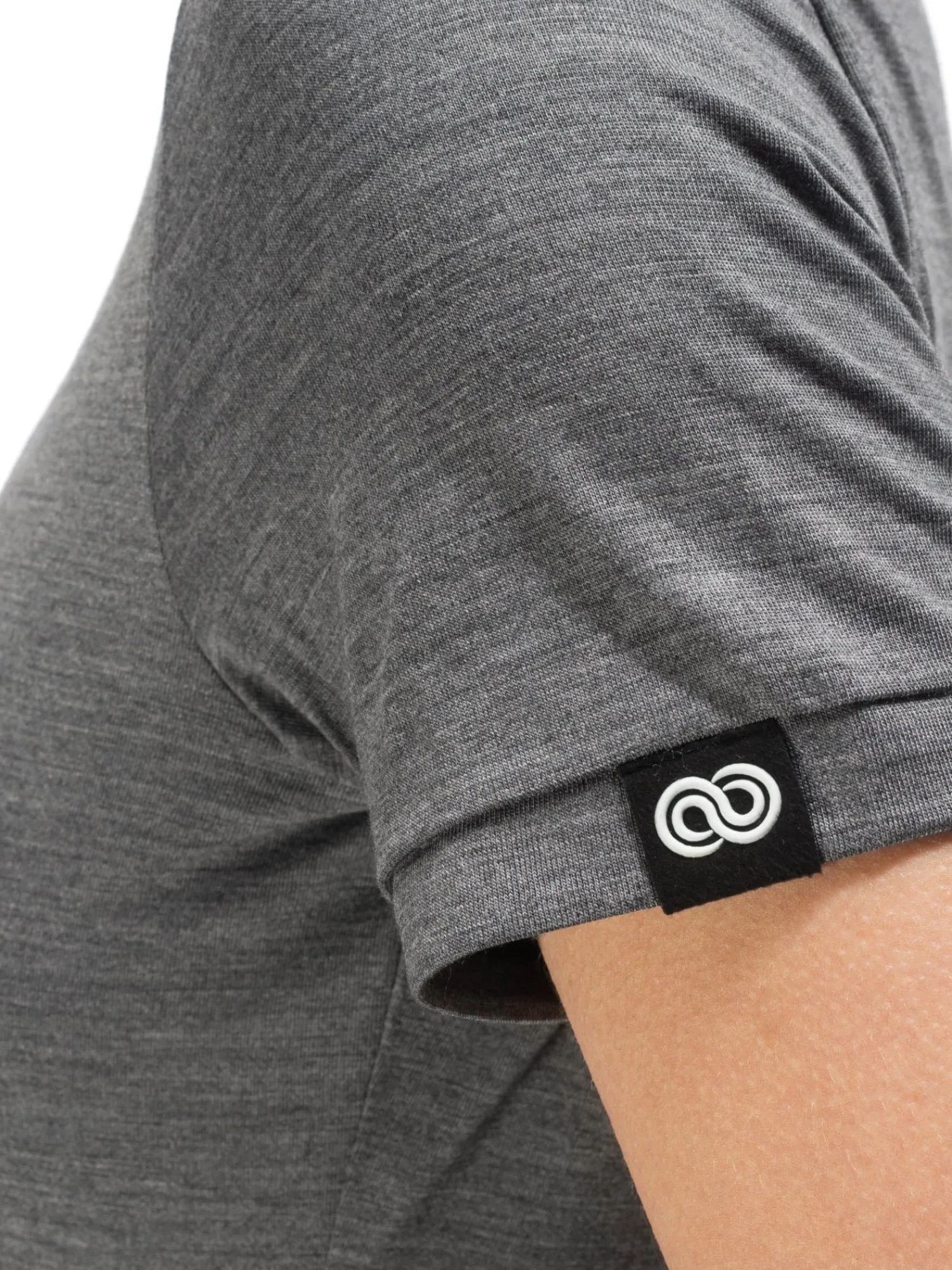 Discount Rewoolution MIRTH - polo in merino jersey 190 gr per donna in colore grigio