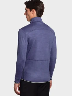 Outlet Rewoolution NAHUEL - felpa 280 gr per uomo in colore blu