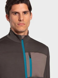 Outlet Rewoolution NAHUEL - felpa 280 gr per uomo in colore marrone