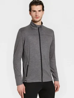 Best Rewoolution NOLLIE - felpa in merino jersey 280 gr per uomo in colore grigio