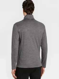 Best Rewoolution NOLLIE - felpa in merino jersey 280 gr per uomo in colore grigio