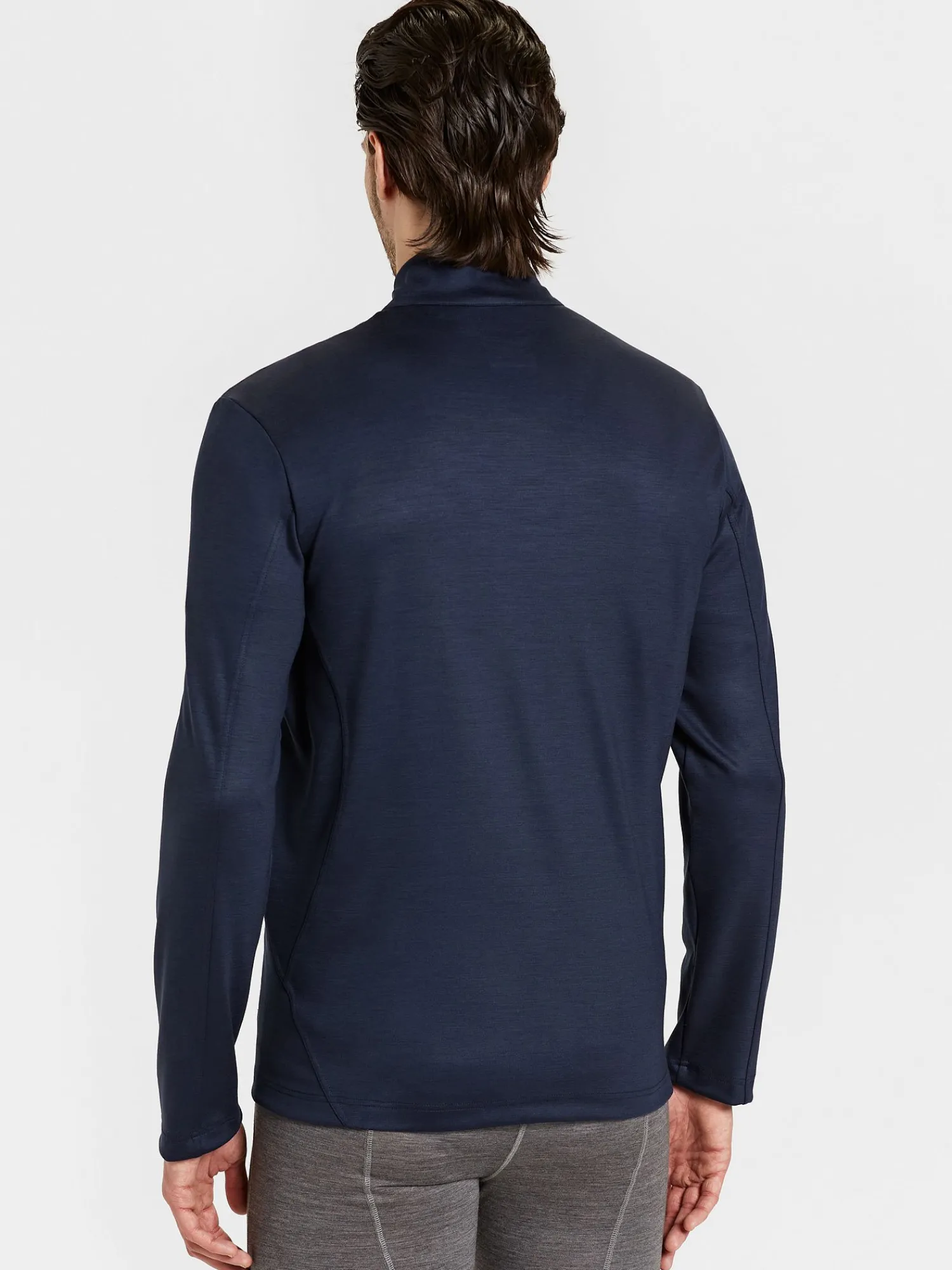 Discount Rewoolution NOLLIE - felpa in merino jersey 280 gr per uomo in colore blu