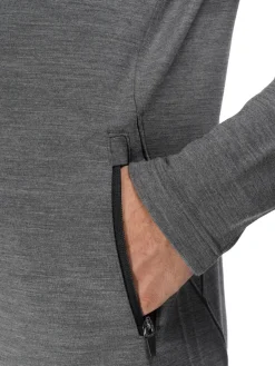 Best Rewoolution NOLLIE - felpa in merino jersey 280 gr per uomo in colore grigio