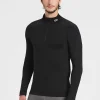 Hot Rewoolution OCELOT - felpa in merino jersey 190 gr per uomo in colore nero
