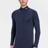 Best Rewoolution OCELOT - felpa in merino jersey 190 gr per uomo in colore blu