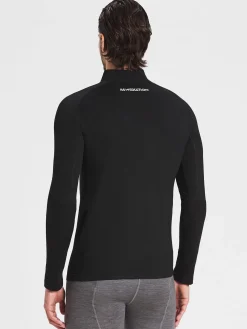 Hot Rewoolution OCELOT - felpa in merino jersey 190 gr per uomo in colore nero