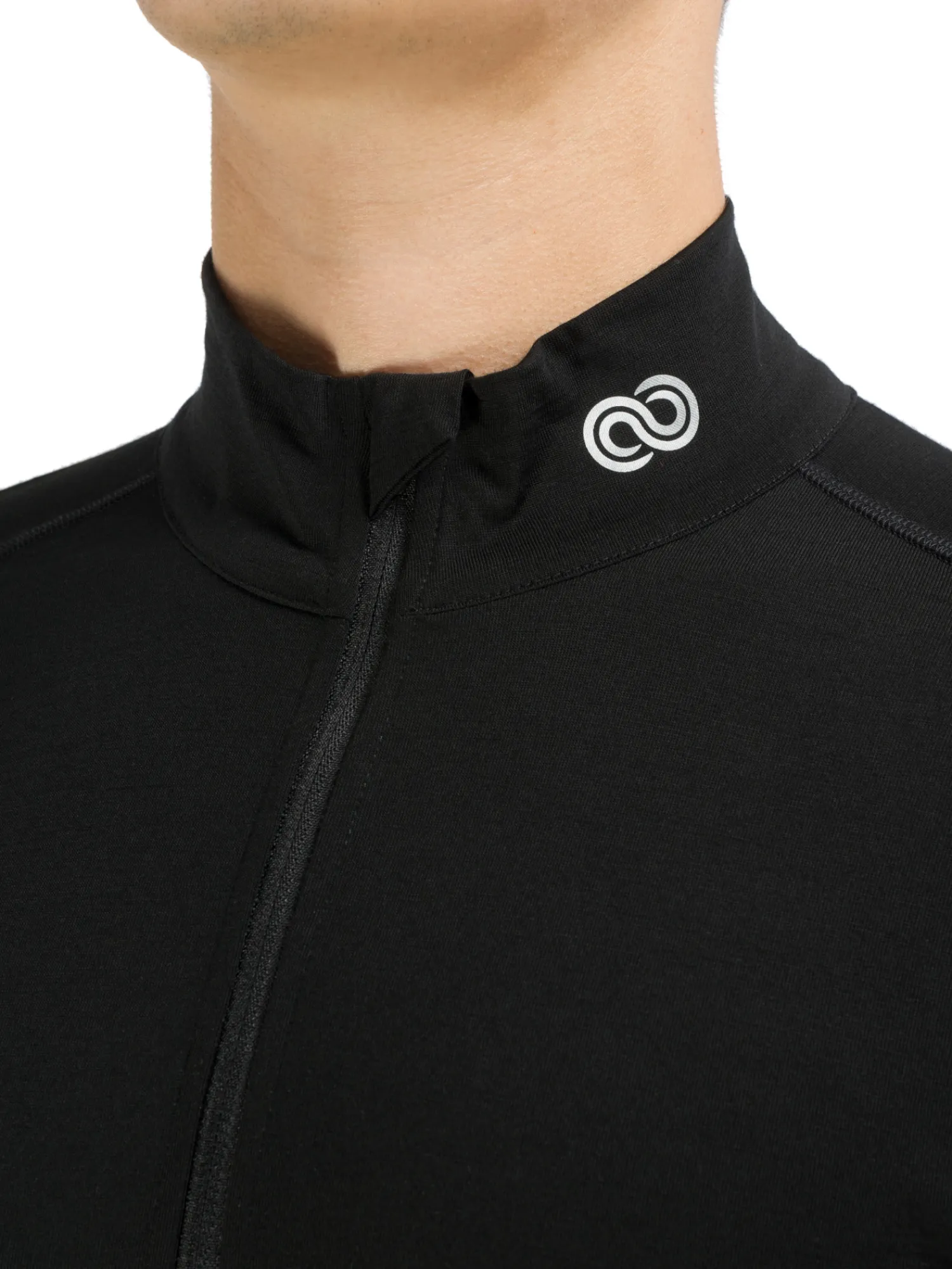 Hot Rewoolution OCELOT - felpa in merino jersey 190 gr per uomo in colore nero