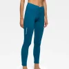 Sale Rewoolution OLYMPIA - leggings in merino jersey 190 gr  per donna in colore blu