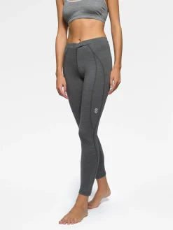 Fashion Rewoolution OLYMPIA - leggings in merino jersey 190 gr per donna in colore grigio