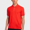 Sale Rewoolution ORO - polo in merino piquet 210 gr per uomo in colore arancione