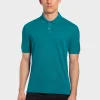 Outlet Rewoolution ORO - polo in merino piquet 210 gr per uomo in colore verde