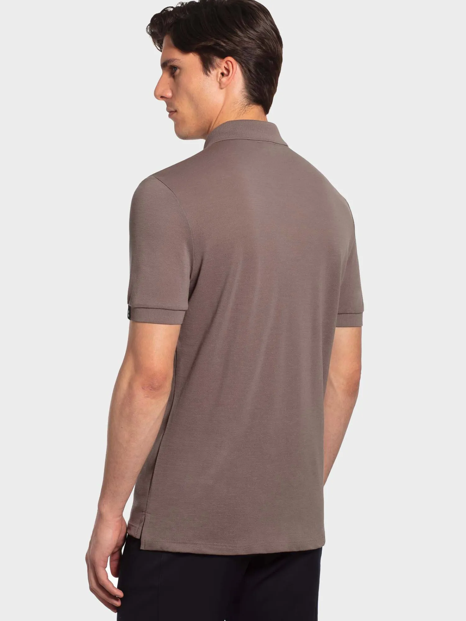 Hot Rewoolution ORO - polo in merino piquet 210 gr per uomo in colore marrone