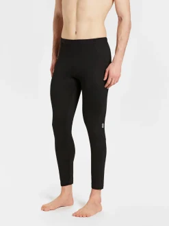 Hot Rewoolution PEAK - leggings in merino jersey 190 gr  per uomo in colore nero