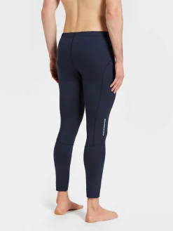 Online Rewoolution PEAK - leggings in merino jersey 190 gr  per uomo in colore blu