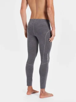 Discount Rewoolution PEAK - leggings in merino jersey 190 gr  per uomo in colore grigio