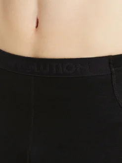 Hot Rewoolution PEAK - leggings in merino jersey 190 gr  per uomo in colore nero