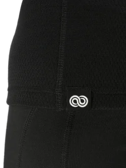 New Rewoolution POLLUX - felpa in merino mesh 180 gr per donna in colore nero