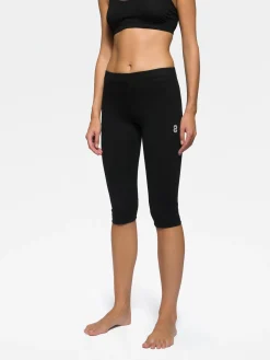 Best Rewoolution RACE - leggings in merino jersey 190 gr per donna in colore nero