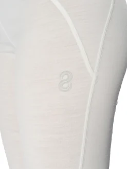Outlet Rewoolution RACE - leggings in merino jersey 190 gr per donna in colore bianco