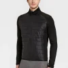 Online Rewoolution RAS - felpa in merino punto roma 280 gr per uomo in colore nero