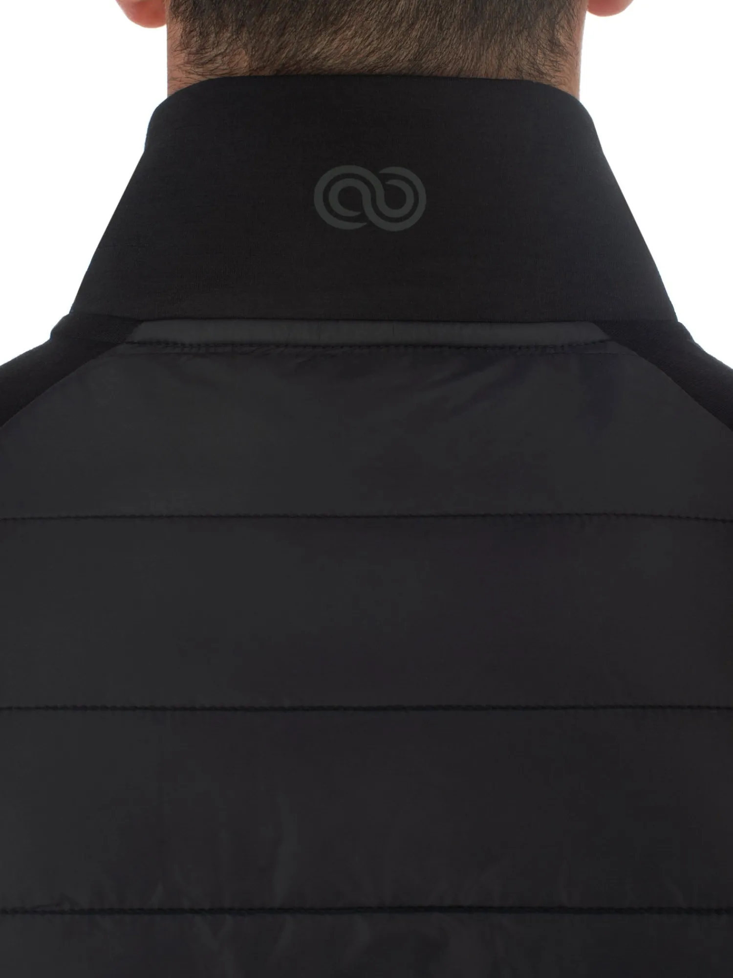 Online Rewoolution RAS - felpa in merino punto roma 280 gr per uomo in colore nero