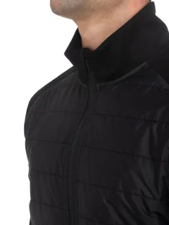 Online Rewoolution RAS - felpa in merino punto roma 280 gr per uomo in colore nero