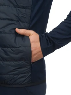 Hot Rewoolution RIGEL - giacca in merino punto roma 280 gr per uomo in colore blu
