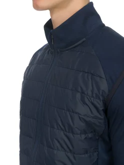 Hot Rewoolution RIGEL - giacca in merino punto roma 280 gr per uomo in colore blu