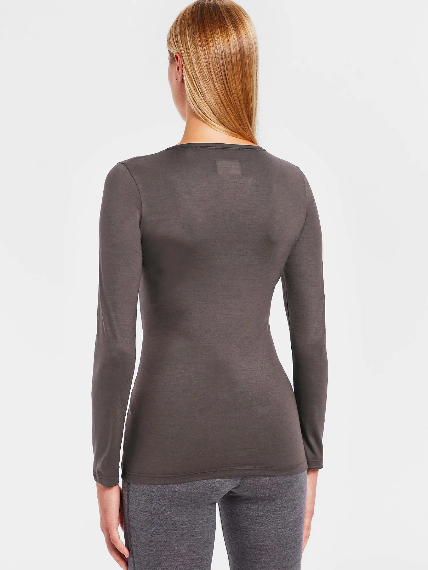 Best Rewoolution ROXBY - t-shirt in merino jersey 140 gr per donna in colore marrone