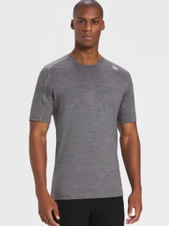 Hot Rewoolution SCOUT - t-shirt in merino jersey 190 gr per uomo in colore grigio