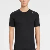 Outlet Rewoolution SCOUT - t-shirt in merino jersey 190 gr per uomo in colore nero