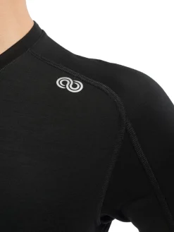 Outlet Rewoolution SCOUT - t-shirt in merino jersey 190 gr per uomo in colore nero
