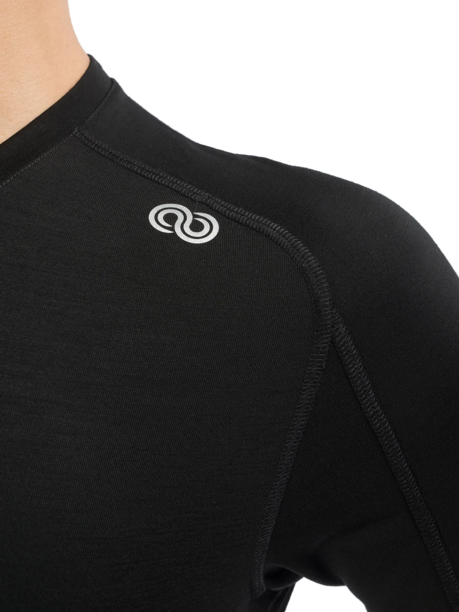 Outlet Rewoolution SCOUT - t-shirt in merino jersey 190 gr per uomo in colore nero
