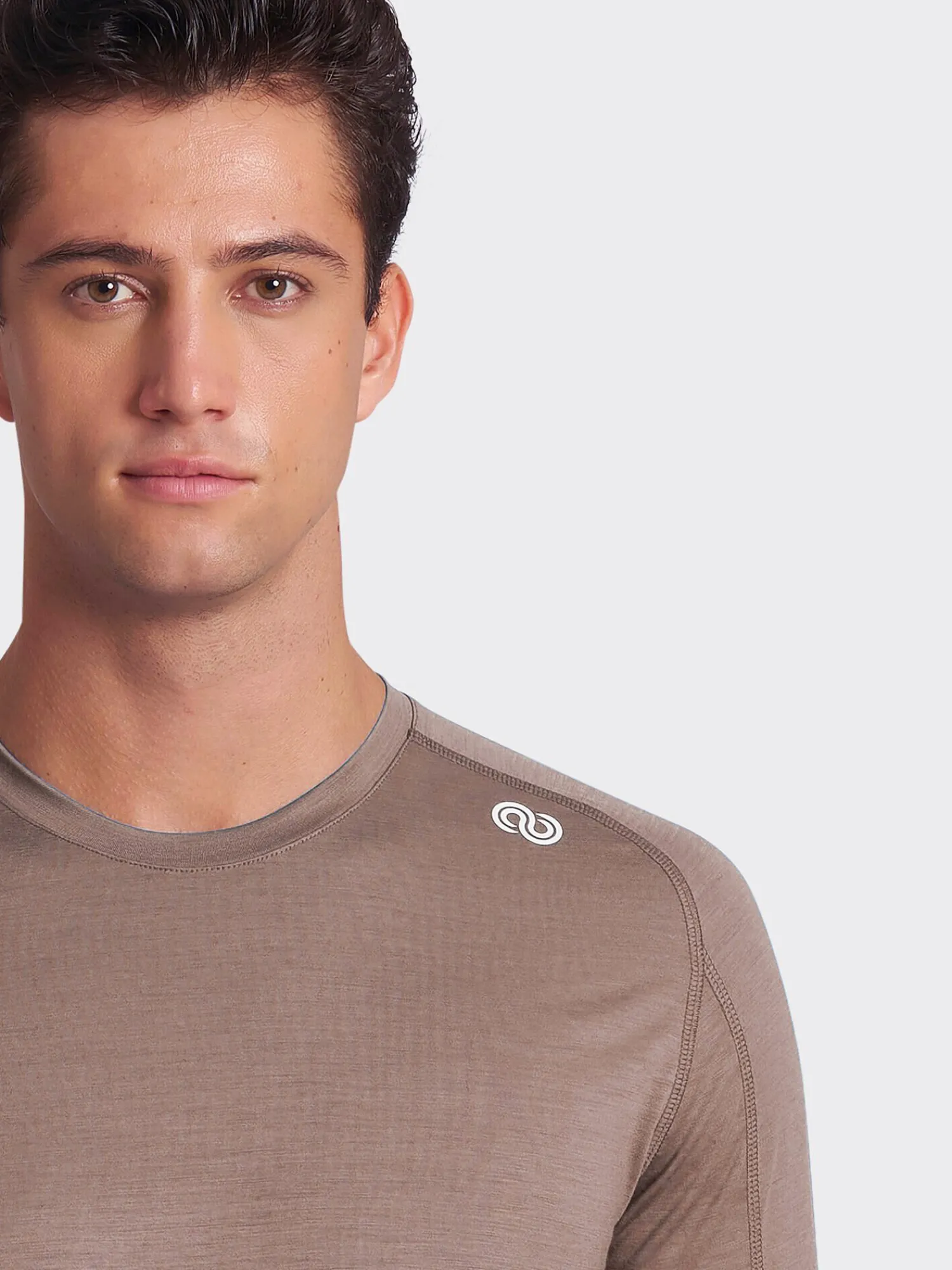 Sale Rewoolution SCOUT - t-shirt in merino jersey 190 gr per uomo in colore marrone