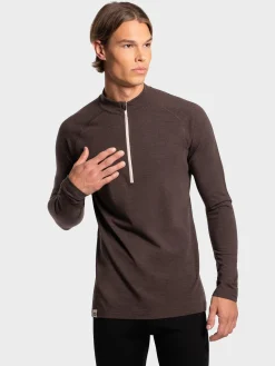 Outlet Rewoolution SILBERHORN - felpa 210 gr per uomo in colore marrone