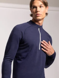 Outlet Rewoolution SILBERHORN - felpa 210 gr per uomo in colore blu